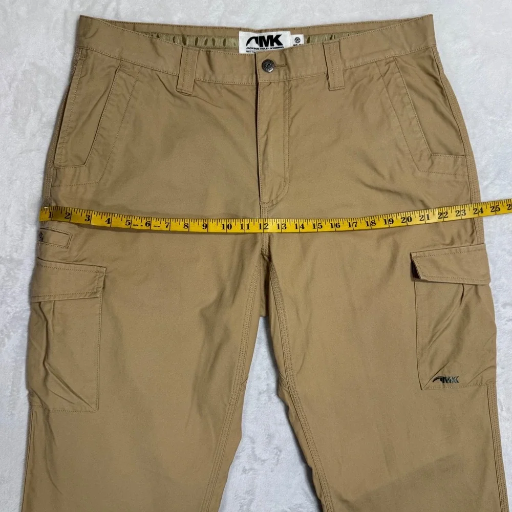 Mountain Khakis Canvas Cargo Pants Size 38x32 37 Utility Pockets Rugged Workwear